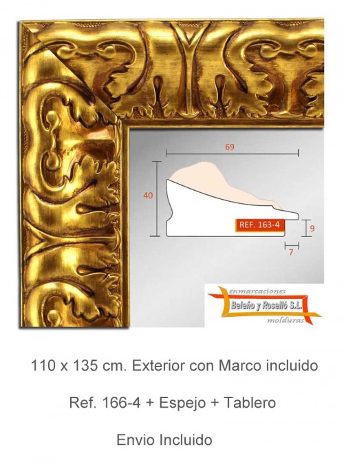 110x135cm total Ref 166-4 +...