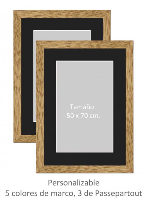 Marco 59 Multifotos 4-20x20 cm. + Metacrilato Brillo + Tablero